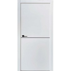 Двері міжкімнатні Status Doors Sky + moldig Black біла емаль RAL 9003