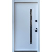 Двери входные Straj • Proof Mottura • Rio-S Loft (vin 23/белый атлас)