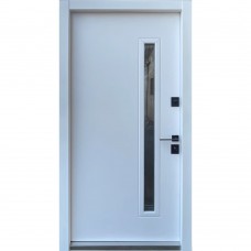 Двери входные Straj • Proof Mottura • Rio-S Loft (vin 23/белый атлас)