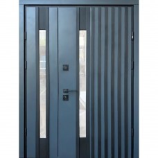 Входная дверь уличного типа Stability Proof 1.5 Mottura Rio-S Loft Double (антрацит/vin белый атлас)