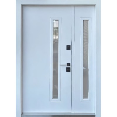 Вхідні двері вуличного типу Straj • Stability Proof 1.5 Mottura • Rio-S Loft Double (антрацит/vin білий атлас)
