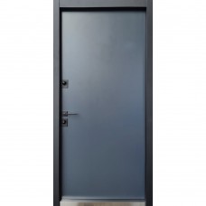 Двери входные Straj • Proof Mottura • Party D (антрацит/черный молдинг)