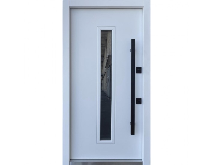 Фото Вхідні двері вуличного типу • Proof Mottura • мод. Vega Maxi (антрацит/vin білий) 2