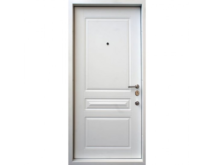 Фото Вхідні двері квартироного типу Prestige Lux • Рубін (дуб графіт/софт айс) 2