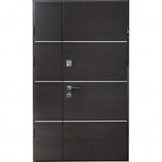 Вхідні двері вуличного типу Stability Proof 1.5 Mottura Party D Double (венге темний)