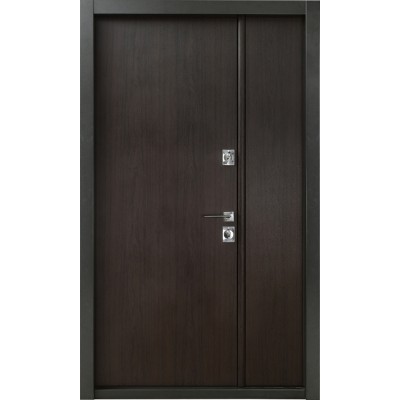 Вхідні двері вуличного типу Straj • Stability Proof 1.5 Mottura • Party D Double (венге темний)