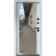 Двері вхідні Strong • Перфект (антрацит/білий супермат + дзеркало)