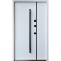 Двері вхідні Strong • Айрон 1200 (пісок коричневий/білий атлас vin)