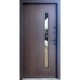 Двери входные Strong • Вест (коричневый песок/дуб темный)