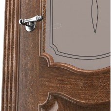 Двері міжкімнатні TERMINUS Caro 41 Дуб коричневий засклені