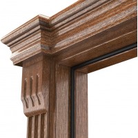 Двері міжкімнатні TERMINUS Caro 41 Дуб коричневий засклені