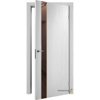 Двері міжкімнатні TERMINUS Solid 802 Артика дзеркало бронза