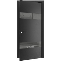 Двери межкомнатные TERMINUS Urban 22 Дуб nero застекленные