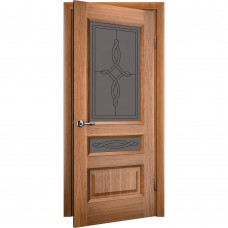 Двері міжкімнатні TERMINUS Caro 53 Дуб даймонд засклені