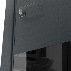 Двери межкомнатные TERMINUS Urban 22 Дуб анрацит серый застекленные