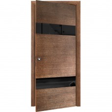 Двери межкомнатные TERMINUS Urban 22 Дуб коричневый застекленные