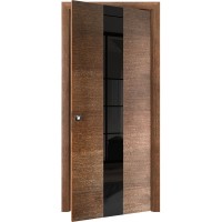 Двері міжкімнатні TERMINUS Urban 23 Дуб коричневий засклені