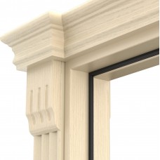 Двері міжкімнатні TERMINUS Caro 50 Ясен crema засклені