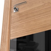 Двері міжкімнатні TERMINUS Urban 22 Дуб світлий засклені