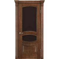 Двері міжкімнатні TERMINUS Caro 50 Дуб коричневий засклені 03