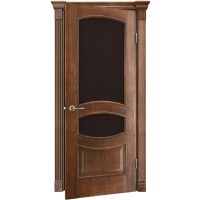 Двері міжкімнатні TERMINUS Caro 50 Дуб коричневий засклені 03