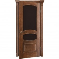 Двері міжкімнатні TERMINUS Caro 50 Дуб коричневий засклені 03