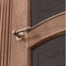 Двері міжкімнатні TERMINUS Caro 50 Дуб коричневий засклені 03