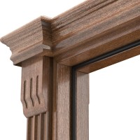 Двері міжкімнатні TERMINUS Caro 50 Дуб коричневий засклені 03