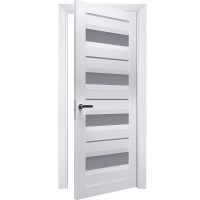 Двері міжкімнатні TERMINUS Elit Plus 109 Білий засклені