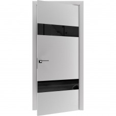 Двери межкомнатные TERMINUS Urban 22 Ясень белый эмаль застекленные