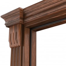 Двері міжкімнатні TERMINUS Caro 41 Горіх американський глухі