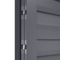 Двери межкомнатные TERMINUS Elit Plus 111 Антрацит глухие