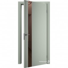 Двери межкомнатные TERMINUS Solid 802 Оливин зеркало бронза