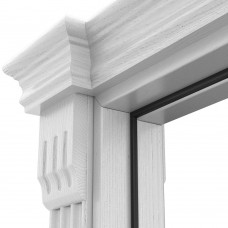 Двері міжкімнатні TERMINUS Caro 50 Ясен білий емаль глухі