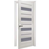 Двери межкомнатные TERMINUS Elit Plus 109 Магнолия застекленные