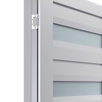 Двері міжкімнатні TERMINUS Elit Plus 109 Сірий засклені