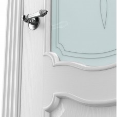 Двері міжкімнатні TERMINUS Caro 41 Ясен білий емаль засклені