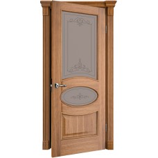 Двері міжкімнатні TERMINUS Caro 55 Дуб даймонд засклені