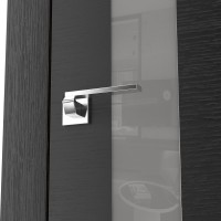 Двері міжкімнатні TERMINUS Urban 21 Дуб nero засклені