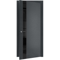 Двери межкомнатные TERMINUS Urban 21 Дуб анрацит серый застекленные