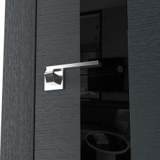 Двери межкомнатные TERMINUS Urban 21 Дуб анрацит серый застекленные