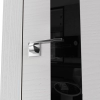 Двері міжкімнатні TERMINUS Urban 21 Ясен білий емаль засклені