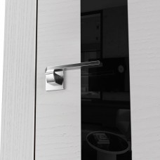 Двери межкомнатные TERMINUS Urban 21 Ясень белый эмаль застекленные