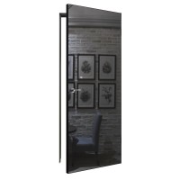 Двери скрытого монтажа TERMINUS Solid 812 Зеркало графит