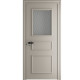 Межкомнатные двери TERMINUS Cardium Porta модель Lira 04 Crema эмаль застекленные