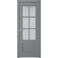 Межкомнатные двери TERMINUS Neo-soft 602 Серые со стеклом