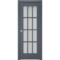 Межкомнатные двери TERMINUS Neo-soft 603 Антрацит со стеклом