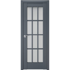 Межкомнатные двери TERMINUS Neo-soft 603 Антрацит со стеклом