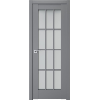 Межкомнатные двери TERMINUS (Терминус) коллекция Neo-soft 603 Серые со стеклом