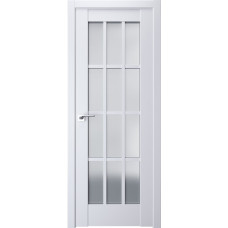 Межкомнатные двери TERMINUS Neo-soft 603 Белые матовые со стеклом